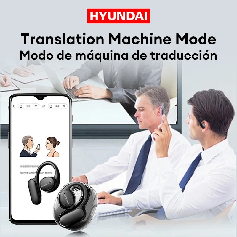 🌐🎧 HYUNDAI OpenAir5 AI – AI Translator + Music Earphones 🎵
