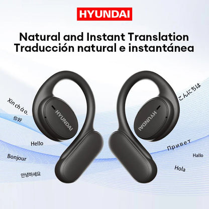 🌐🎧 HYUNDAI OpenAir5 AI – AI Translator + Music Earphones 🎵